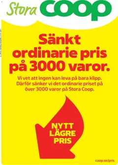Förhandsgranska reklamblad Stora Coop erbjudanden från butik Stora Coop gäller från 19/10/2026
