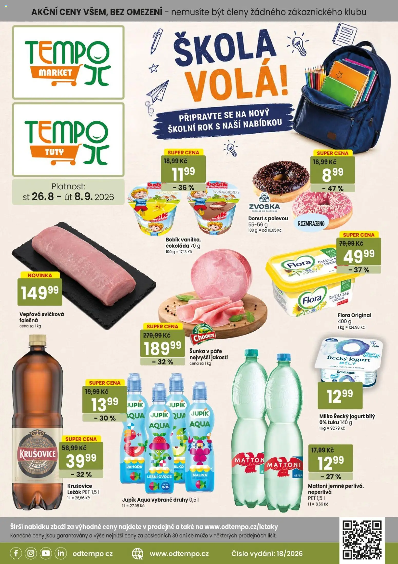 Náhled nabídky: Tempo Tempo leták platný od 26.08.2026