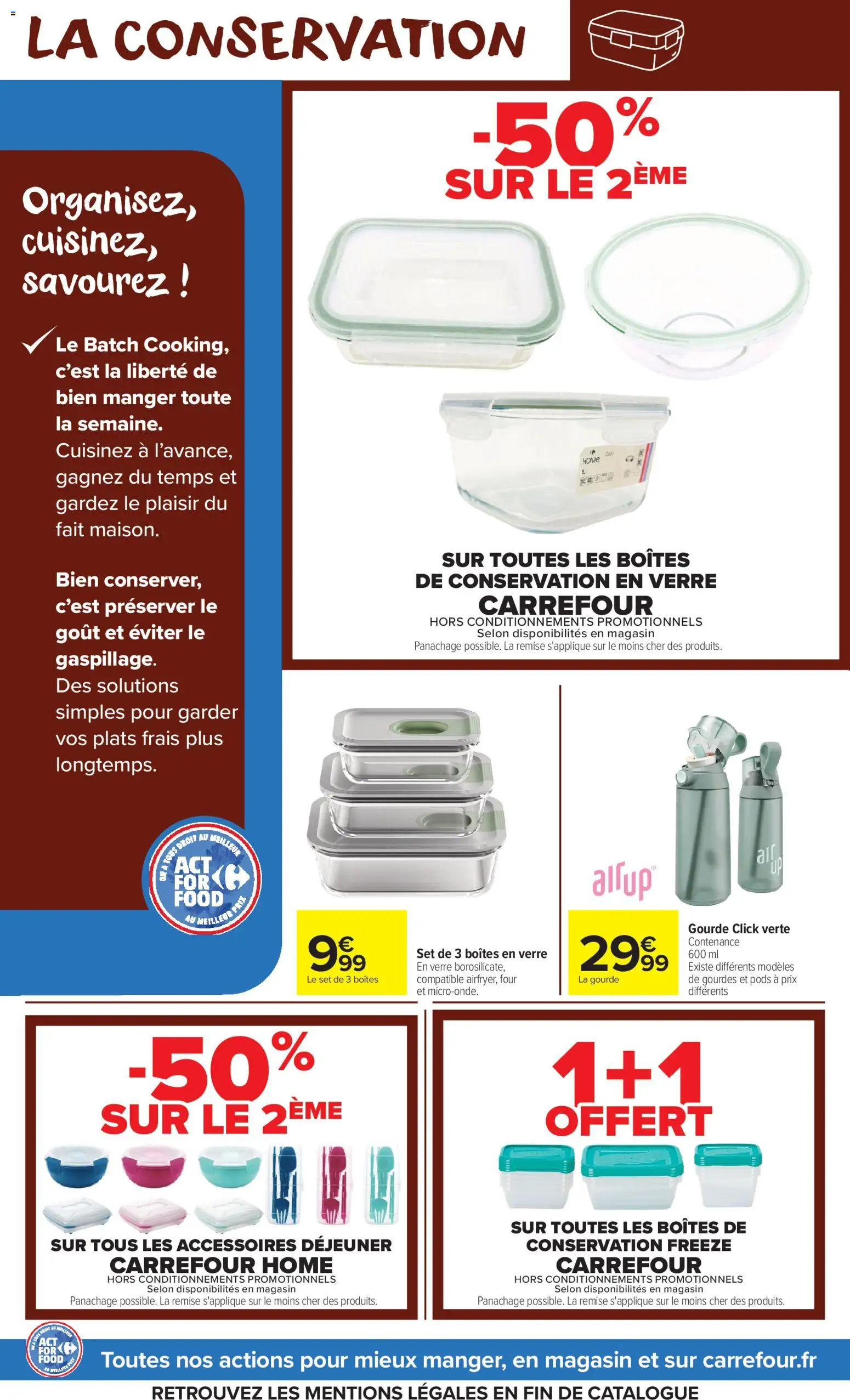 Prévisualisation de Carrefour Market Partageons le goût du mieux manger du magasin Carrefour Market formulaire valide 27/10/2026 - Four, Gourde