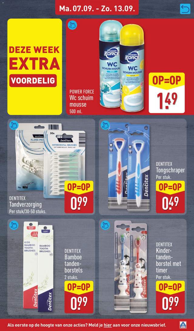 Nieuwe Aldi folder vanaf 07-09
