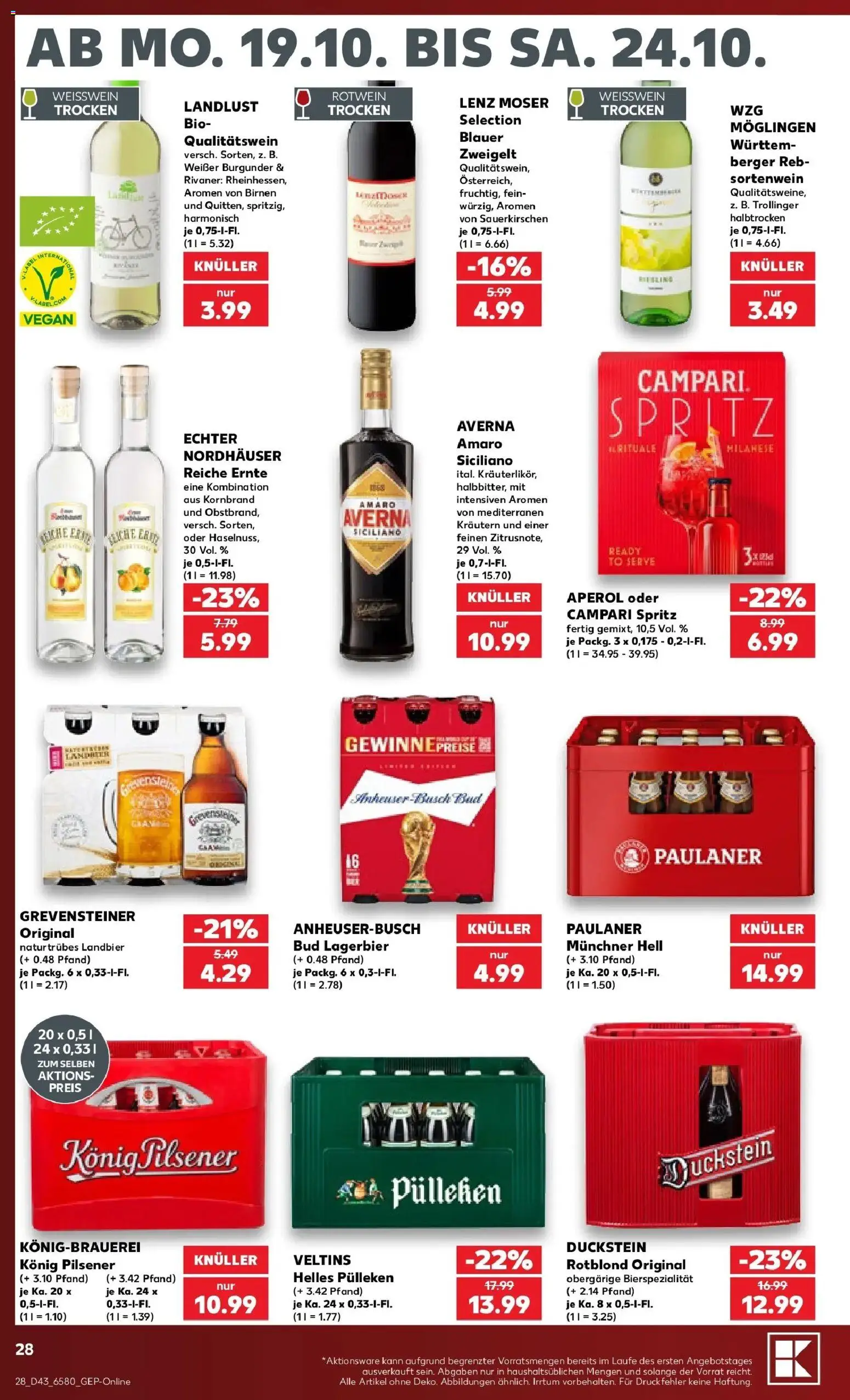 Vorschau von dem Prospekt des Geschäftes Kaufland, gültig ab dem 19.10.2026