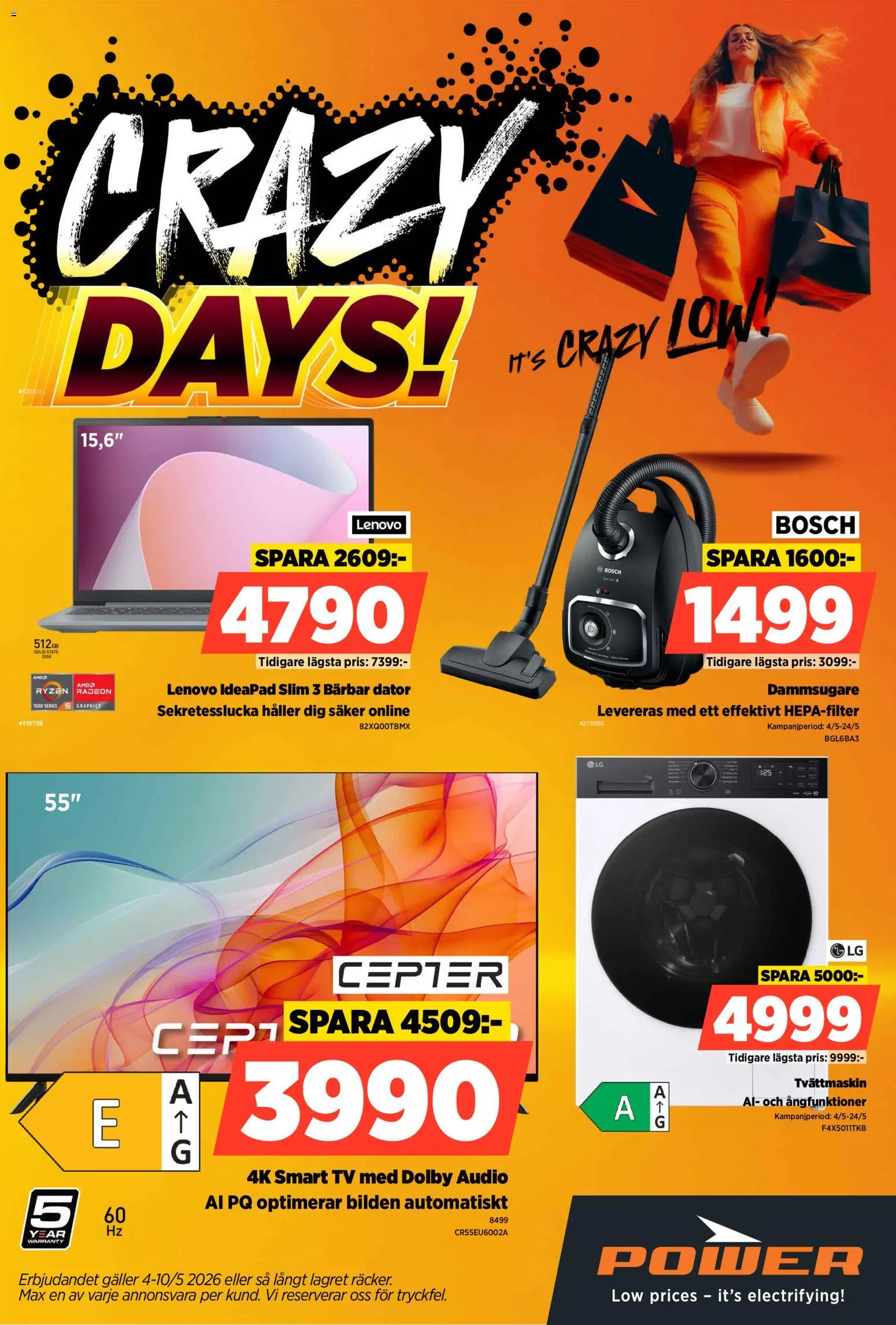 Förhandsgranska reklamblad Power erbjudanden från butik Power gäller från 04/05/2026