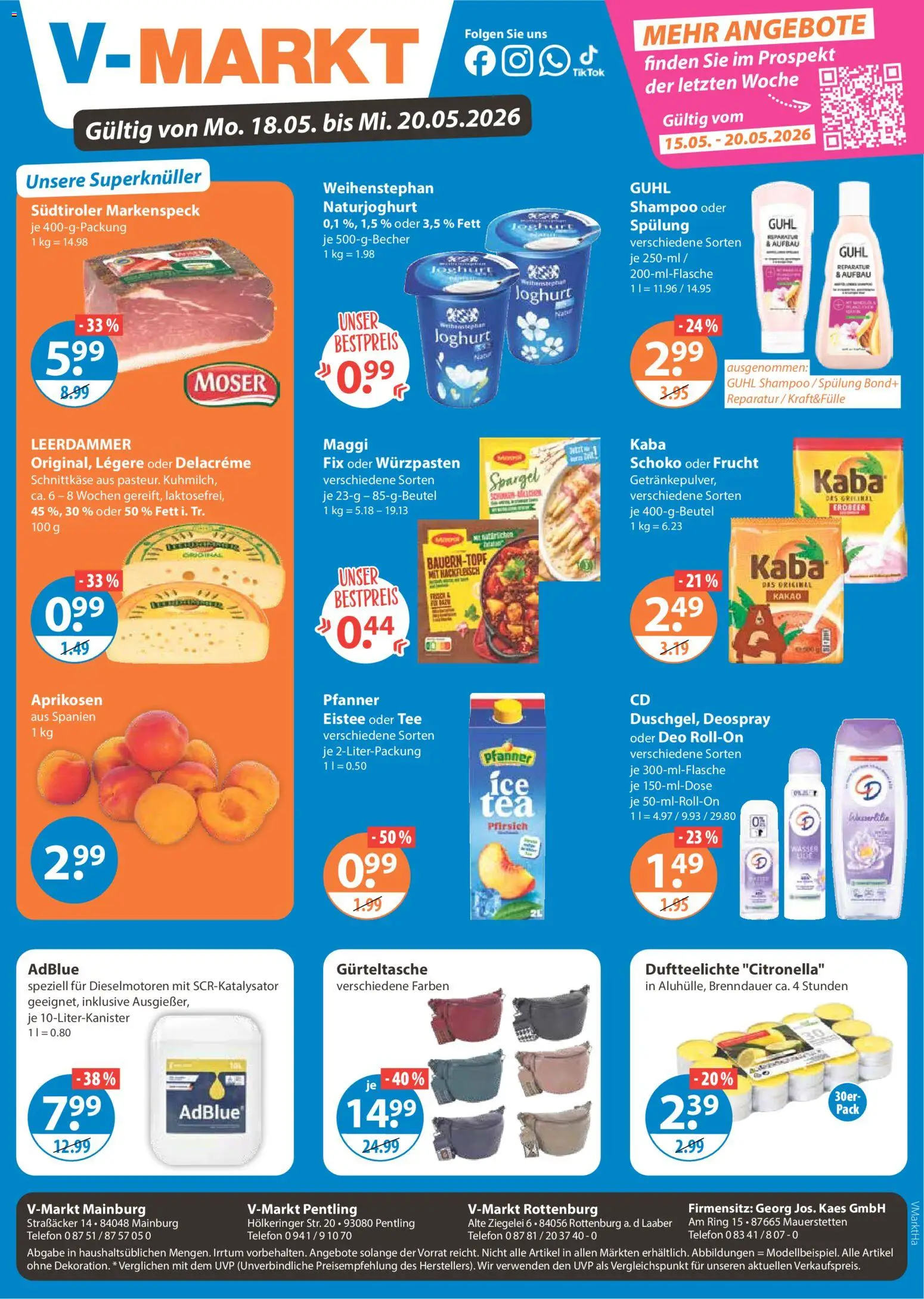Vorschau von dem Prospekt des Geschäftes V-Markt, gültig ab dem 18.05.2026