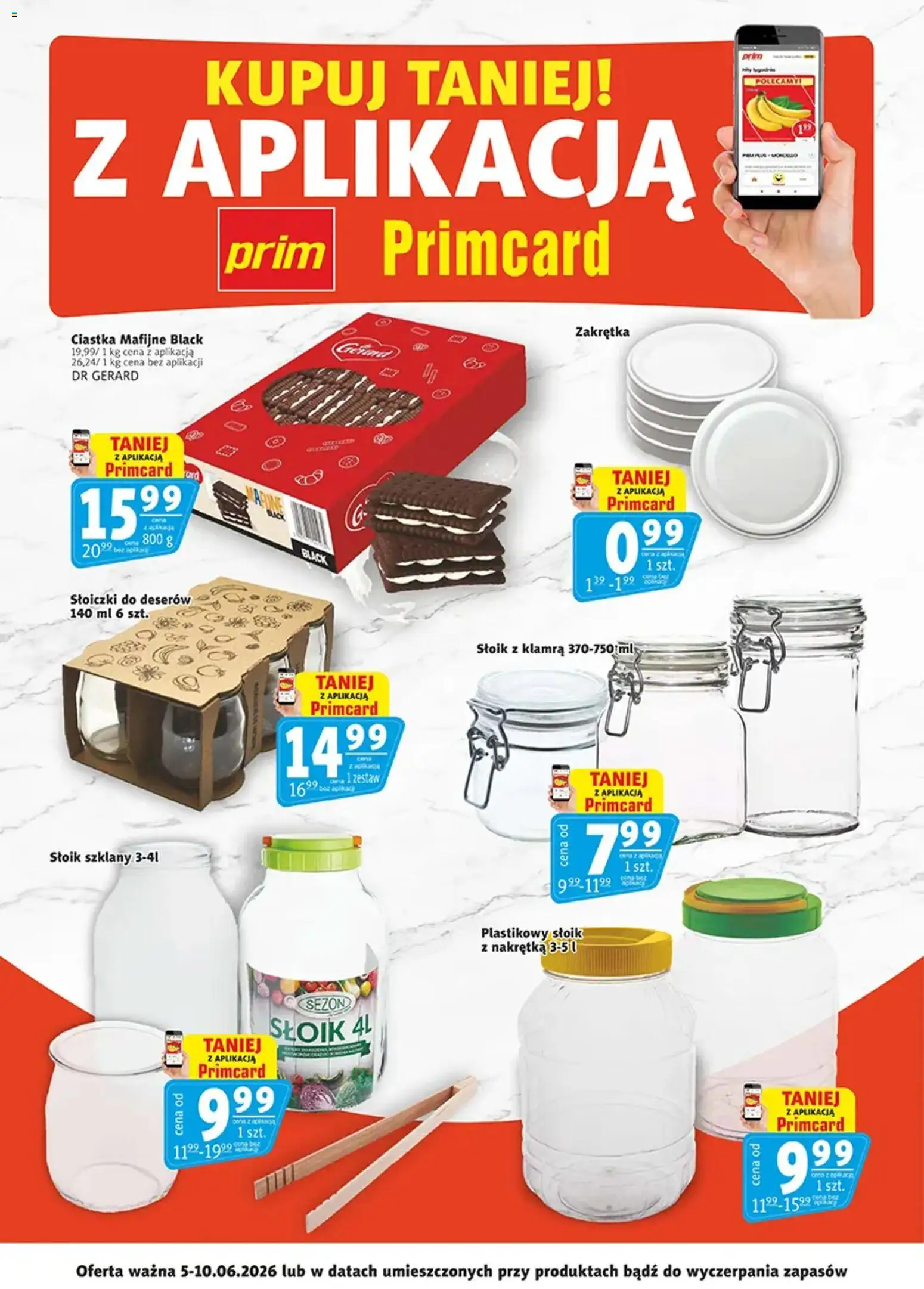 Pogląd gazetki "Prim Market promocje - Primcard" ze sklepu Prim Market ważnej od 05.06.2026