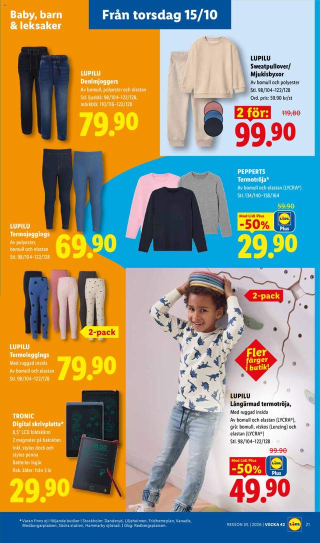 Nytt Lidl reklamblad från 12/10