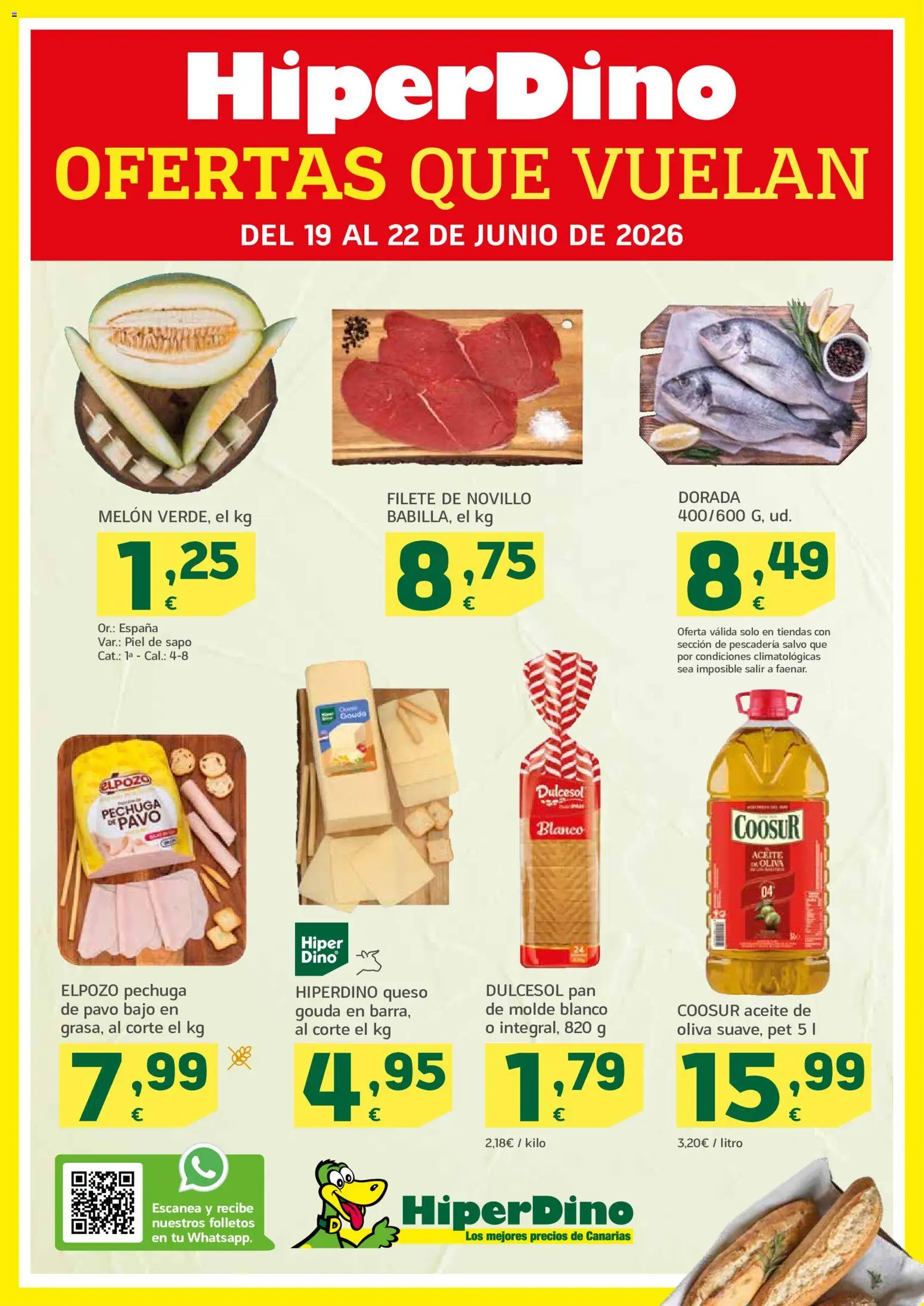 Vista previa del folleto de la tienda HiperDino válido desde el 19/06/2026 