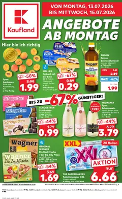 Náhled nabídky: Kaufland Německo Kaufland Německo leták - Angebote ab Montag platný od 13.07.2026