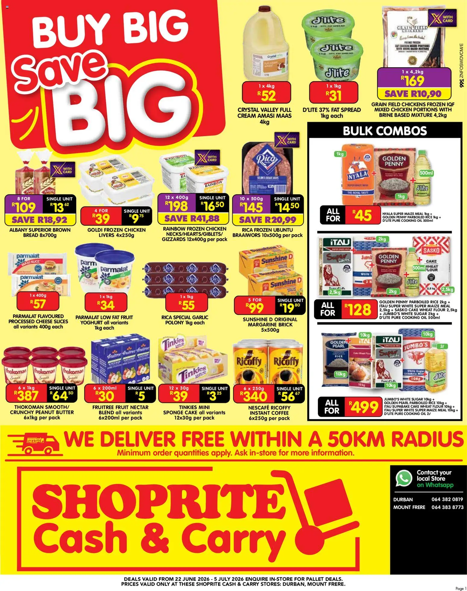 Preview of Shoprite flyer valid from 22/06/2026