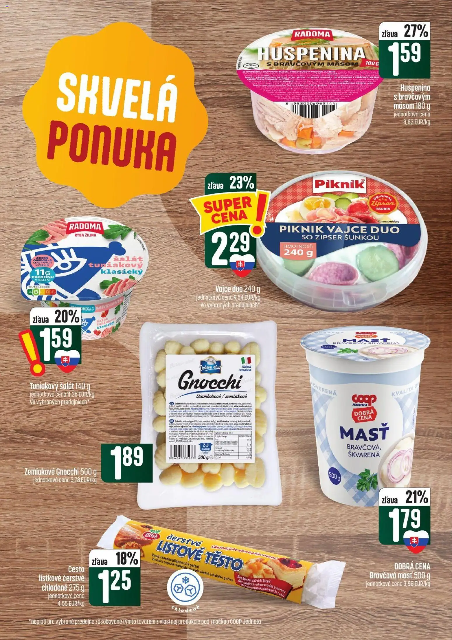 Náhľad COOP Jednota letáku platného od 15.10.2026