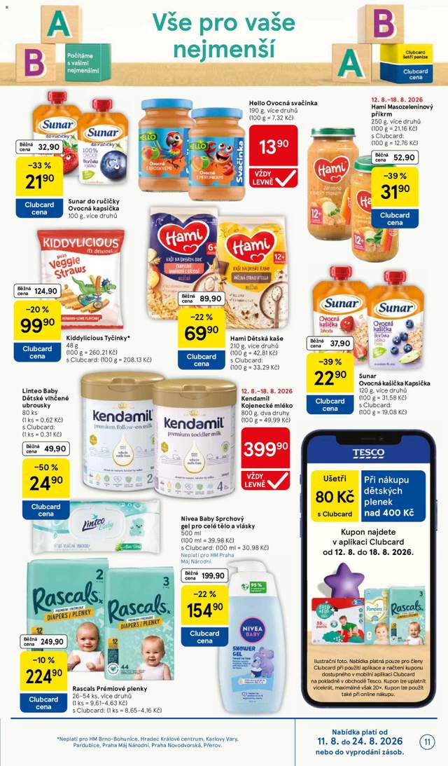 Nový Tesco leták od 12.08.