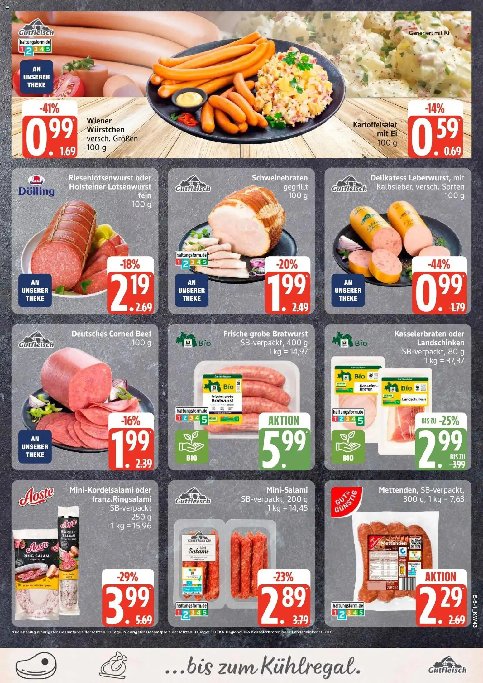 Vorschau von dem Prospekt des Geschäftes Edeka, gültig ab dem 19.10.2026