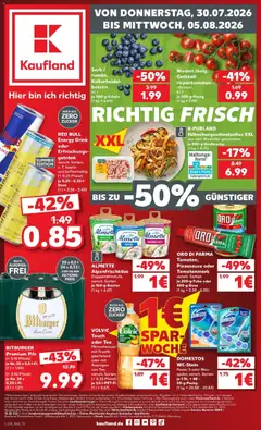 Vorschau von dem Prospekt des Geschäftes Kaufland, gültig ab dem 30.07.2026