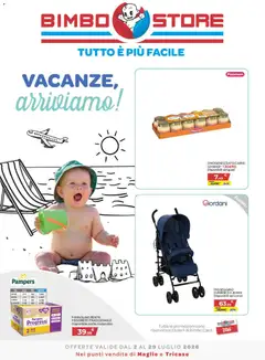 Anteprima dell'opuscolo Bimbo store volantino Maglie e Tricase dal negozio Bimbo store valido da 02/07/2026