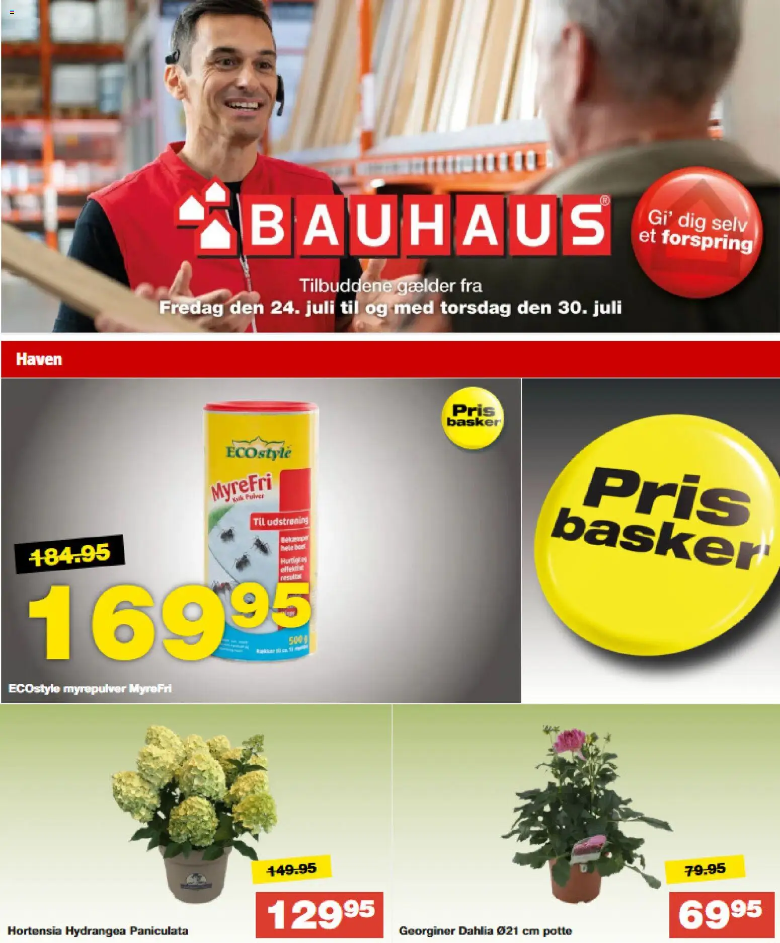 Eksempel på tilbudsavis Bauhaus - Tilbudsavis uge 31 fra butik Bauhaus gyldig fra 24/07/2026