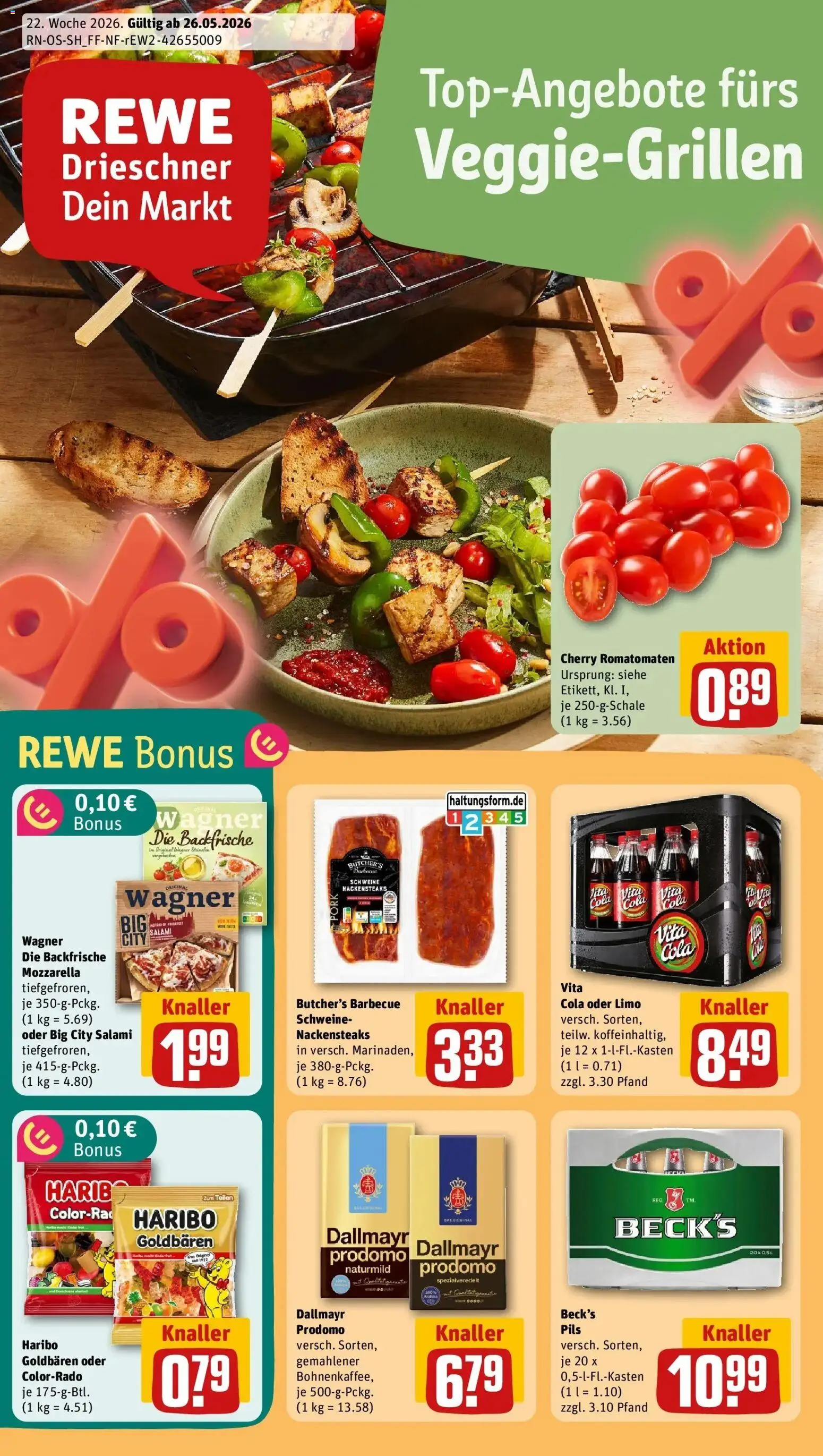 Vorschau von dem Prospekt des Geschäftes Rewe, gültig ab dem 26.05.2026