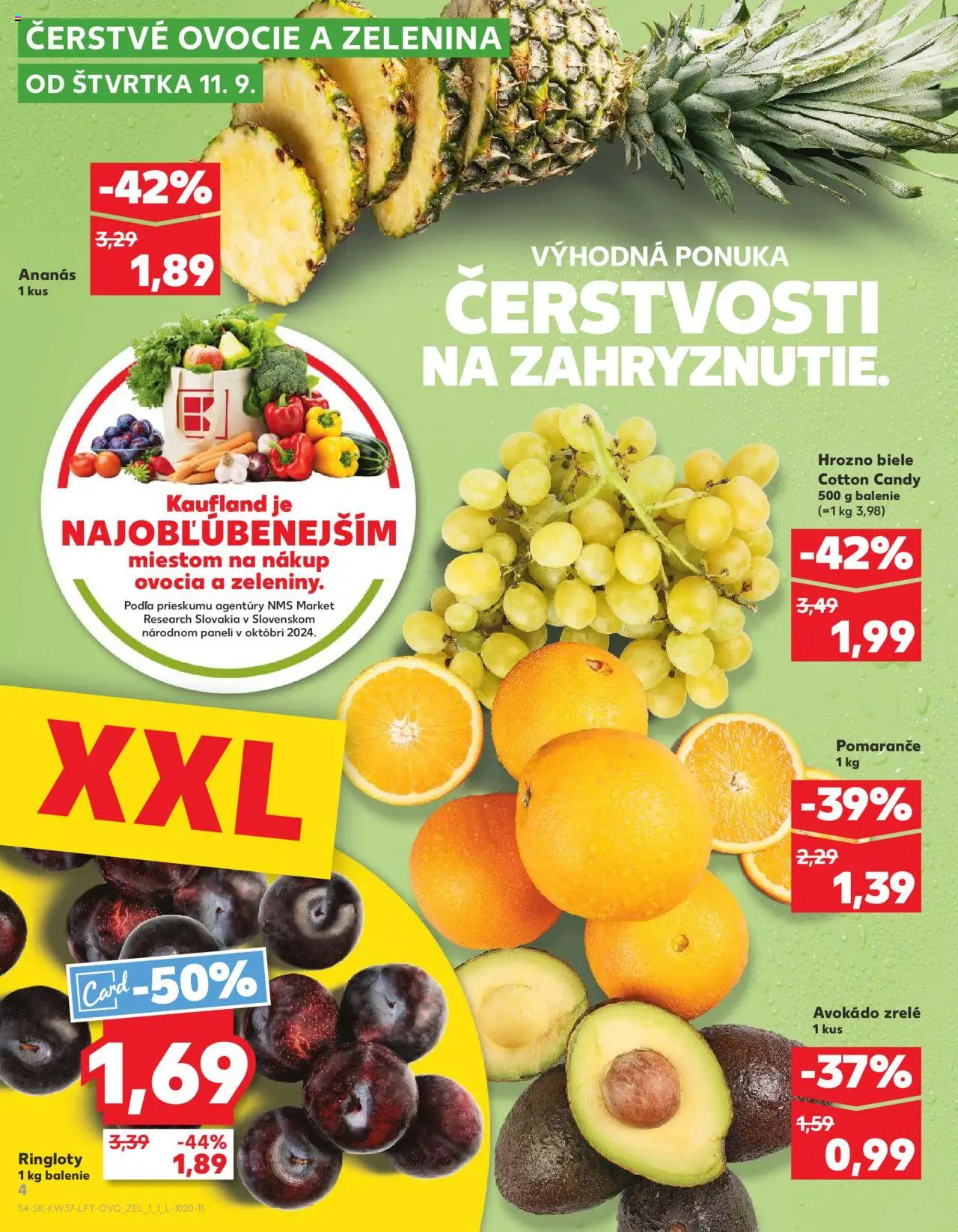 Náhľad Kaufland letáku platného od 11.09.2025
