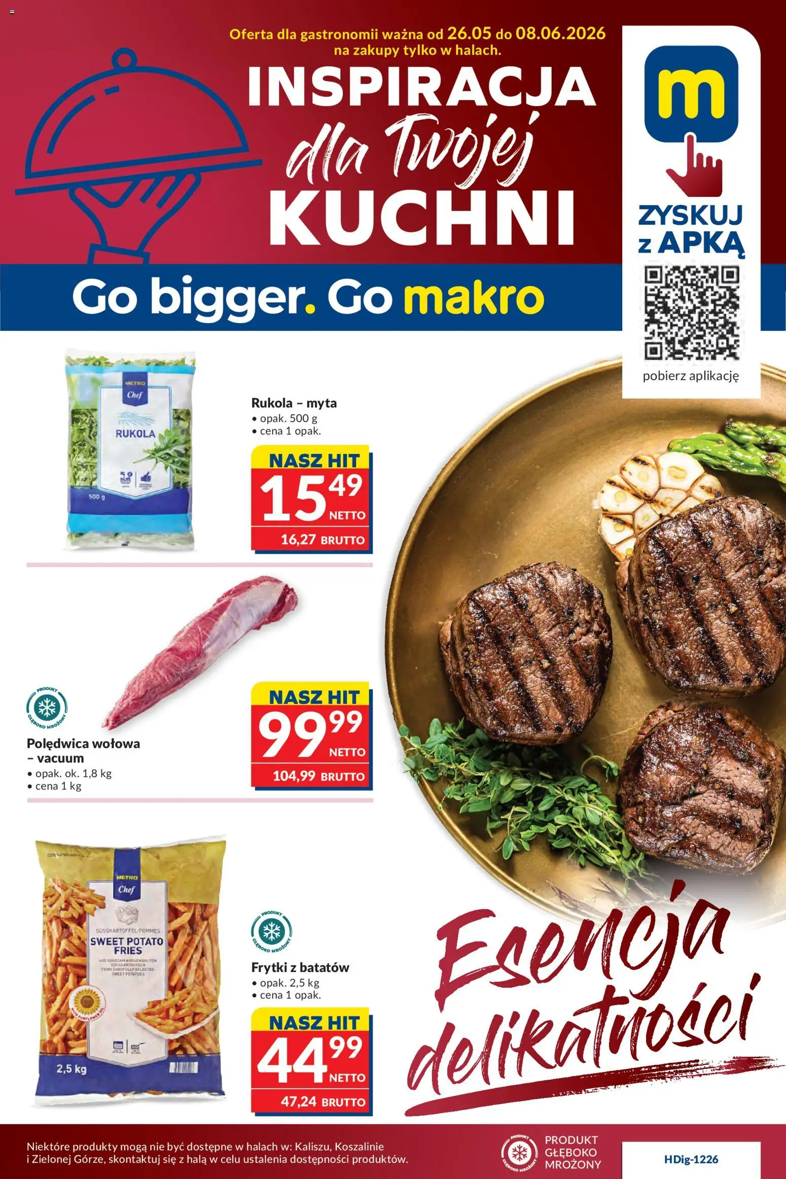 Pogląd gazetki "Makro gazetka - Oferta dla gastronomii" ze sklepu Makro ważnej od 26.05.2026
