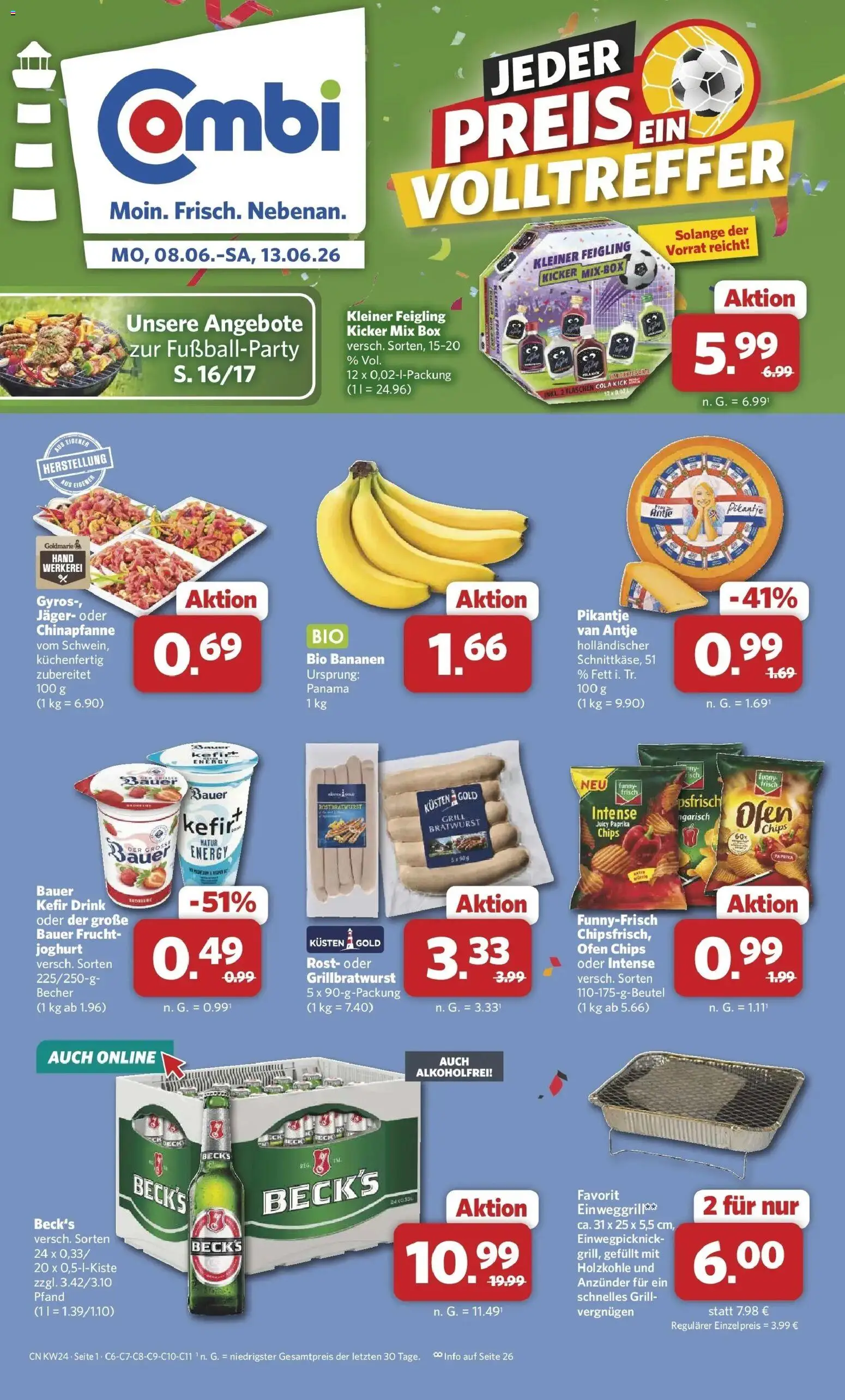 Vorschau von dem Prospekt des Geschäftes Combi, gültig ab dem 08.06.2026
