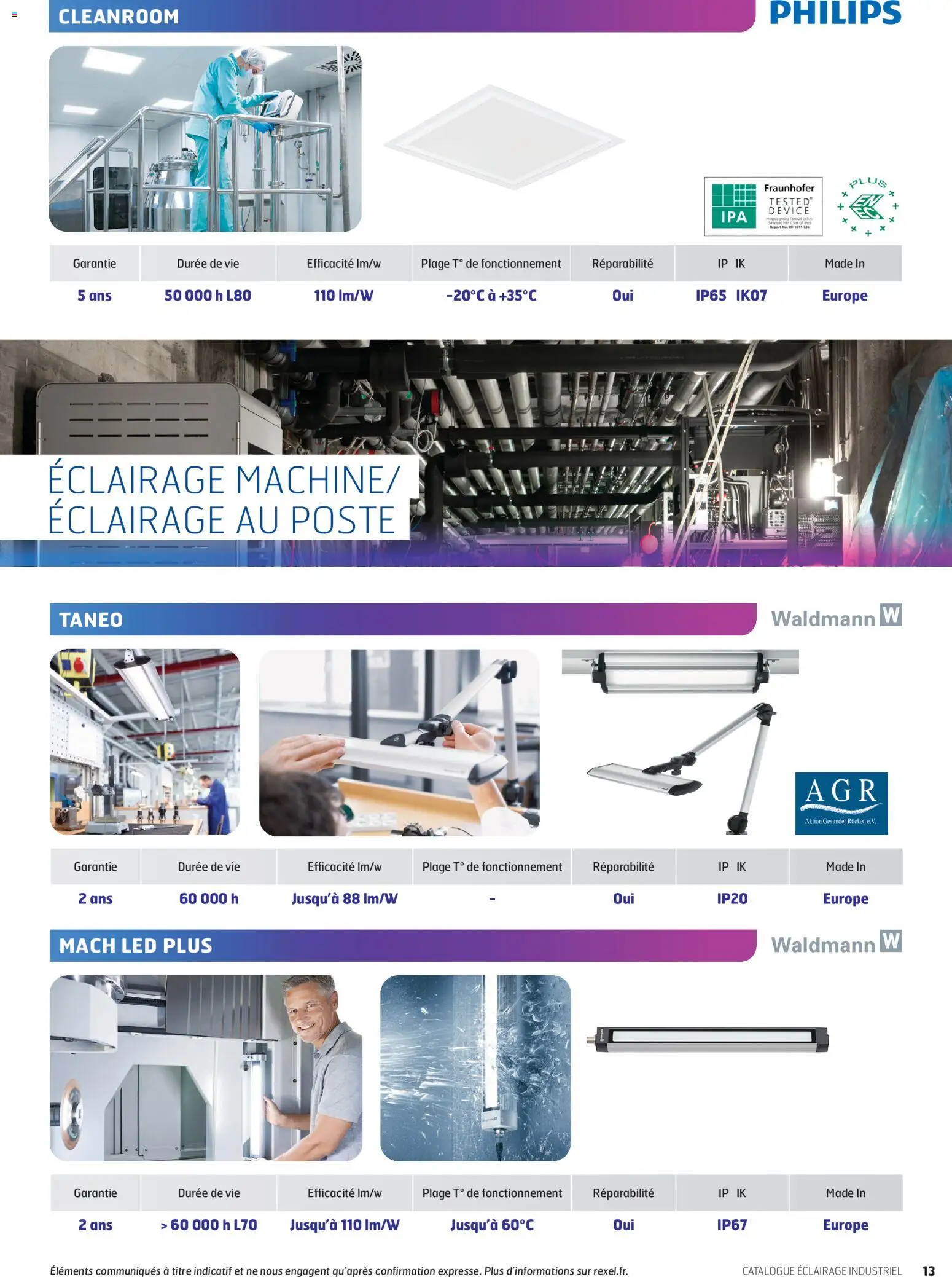 Prévisualisation de Rexel - éclairage industrie du magasin Rexel formulaire valide 16/04/2026 - Éclairage