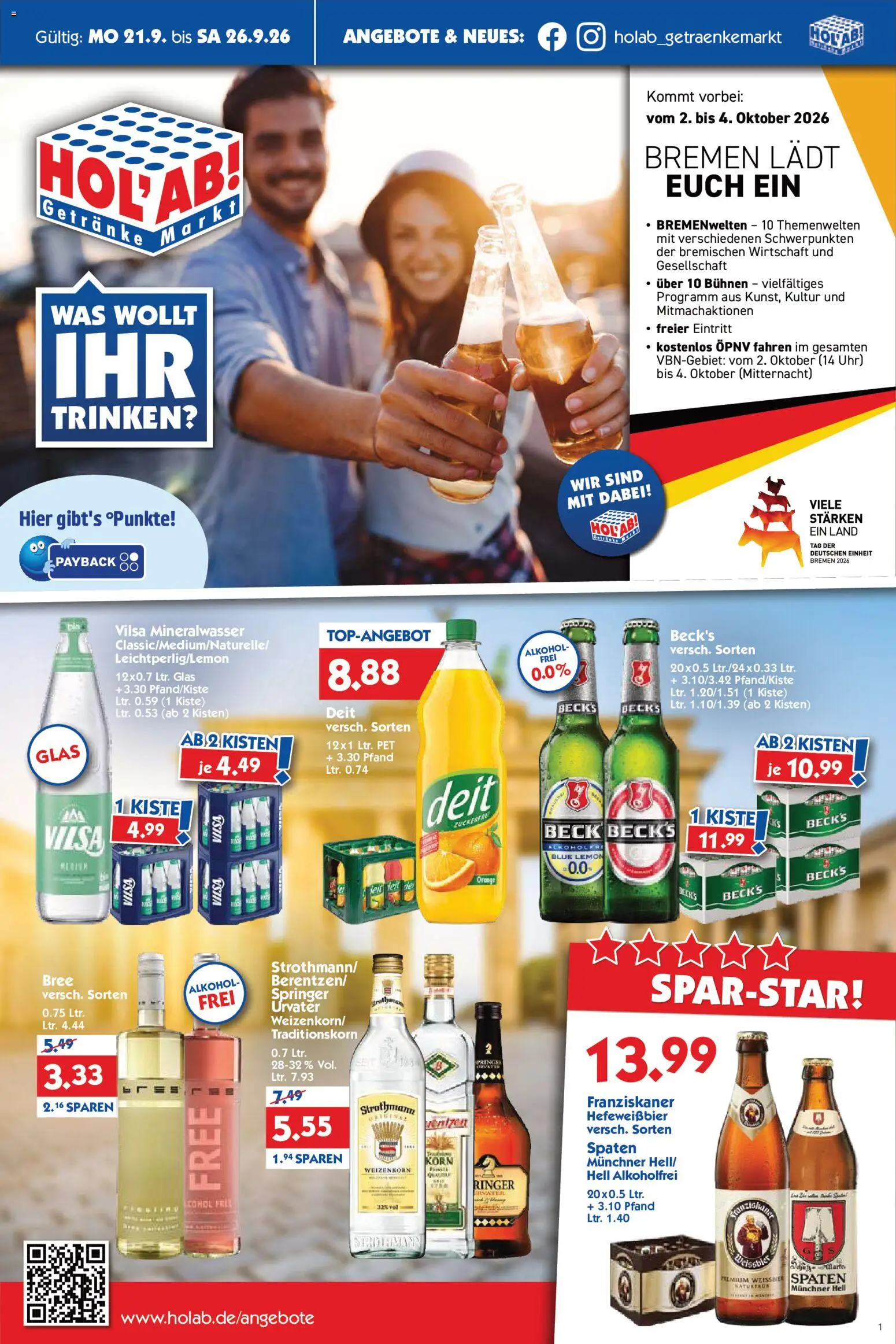 Vorschau von dem Prospekt des Geschäftes HOL’AB!, gültig ab dem 21.09.2026