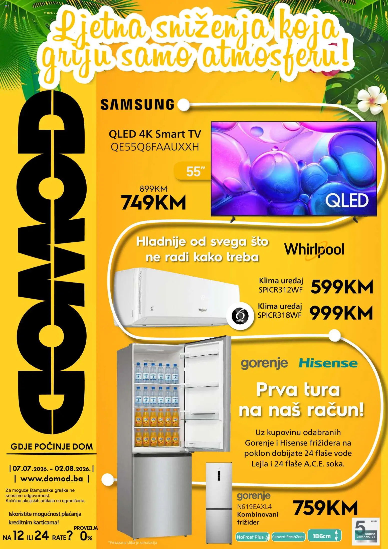 Pregled letka Domod katalog trgovine Domod vrijedi od 07.07.2026