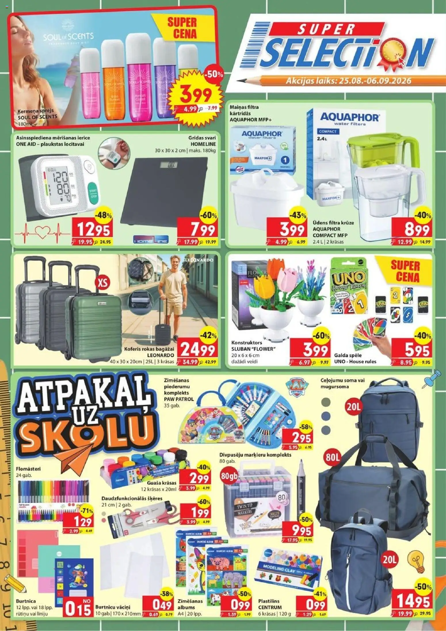 Skatīt Super Selection akciju bukletu, derīgs no 25.08.2026.