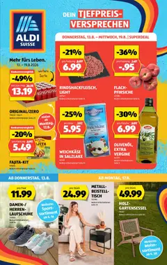 Vorschau des Merkblatts Aldi aktionen vom Shop Aldi gültig von 13.08.2026 bis 19.08.2026