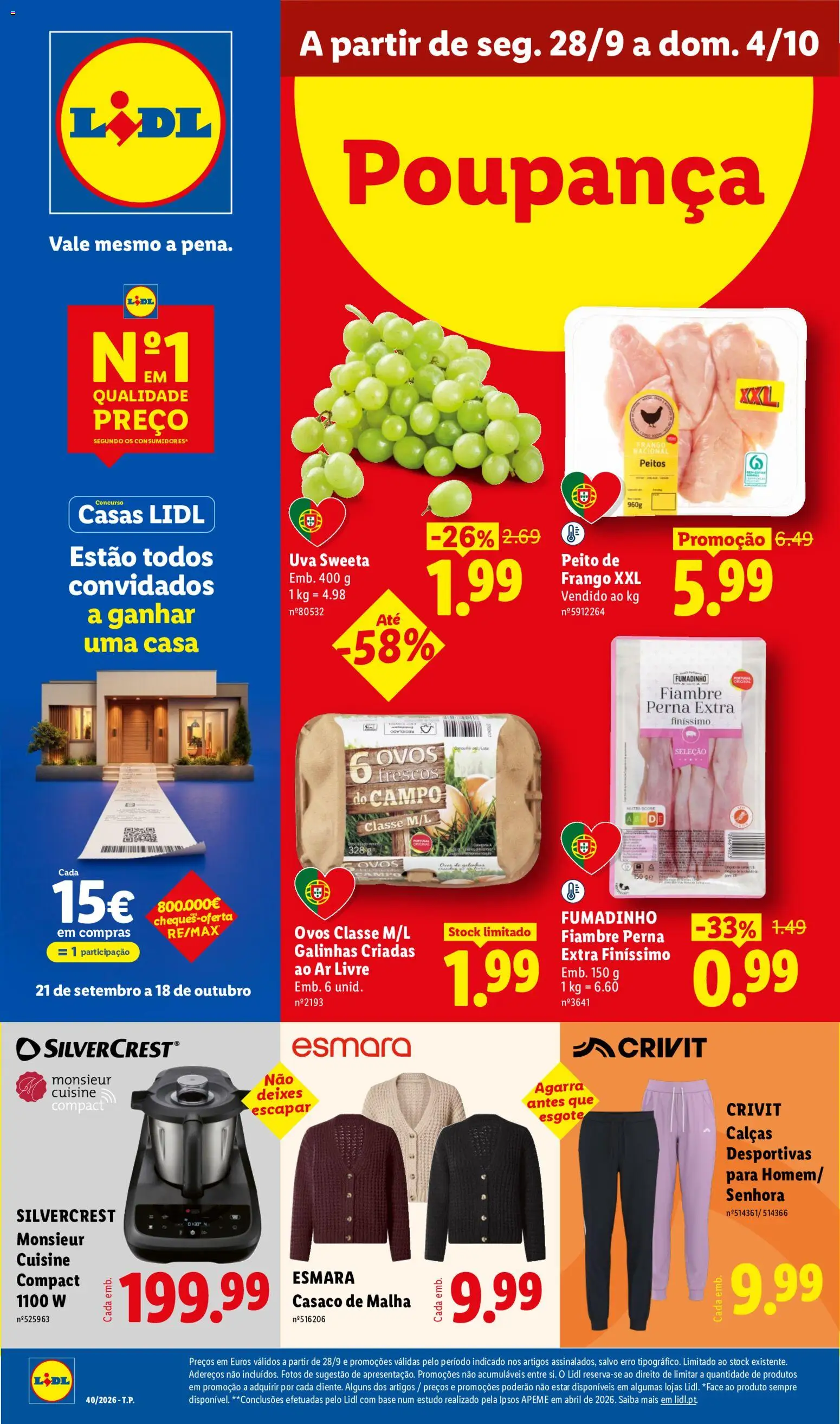 Pré-visualização do folheto da loja Lidl válida a partir de 28/09/2026