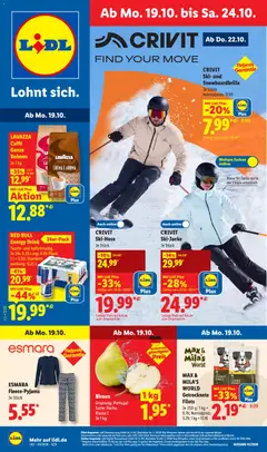 Vorschau von dem Prospekt des Geschäftes Lidl, gültig ab dem 19.10.2026