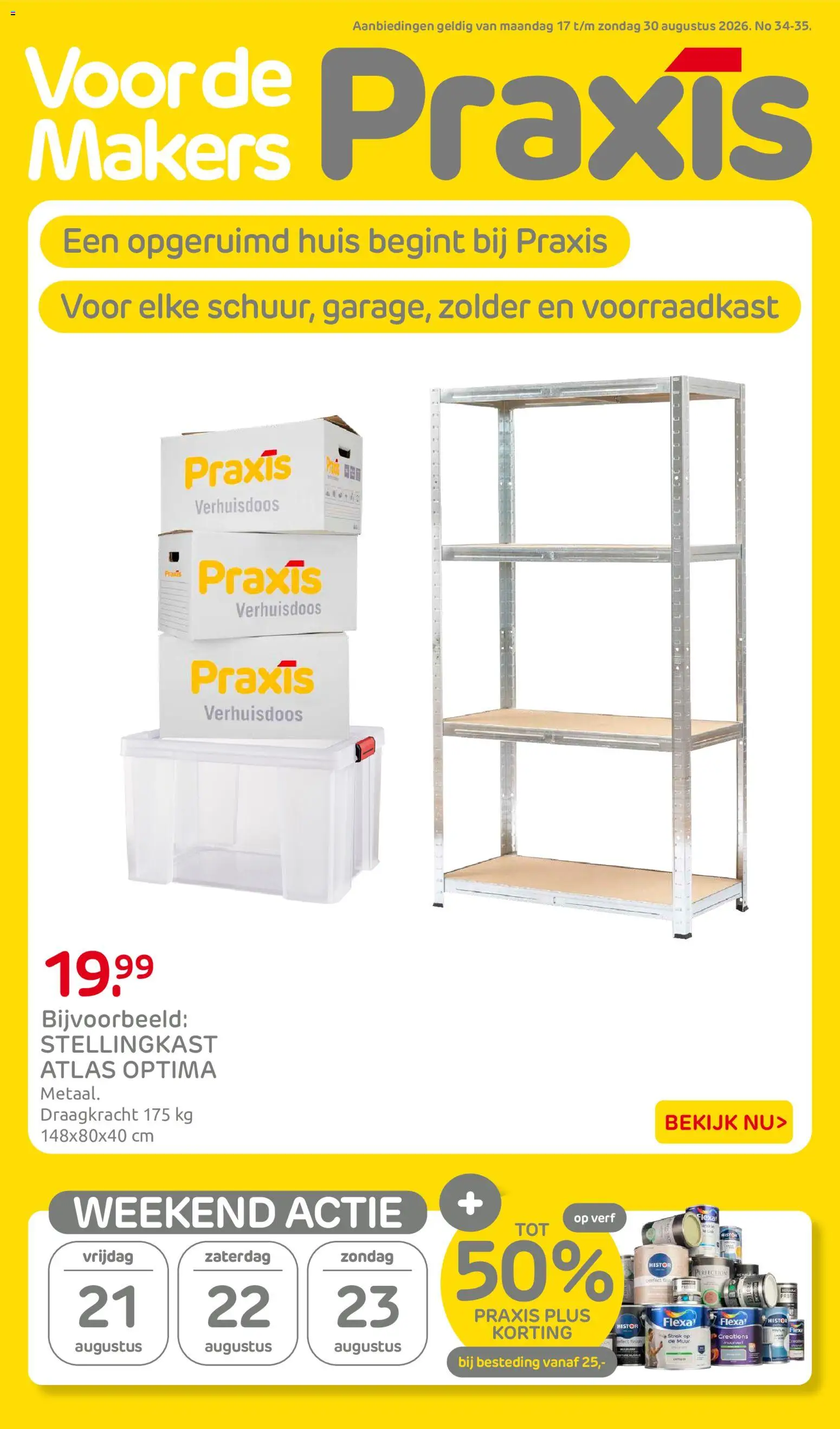 Voorbeeld van Praxis folder van winkel Praxis geldig vanaf 17-08-2026