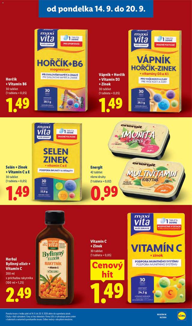 Nový Lidl leták od 14.09.