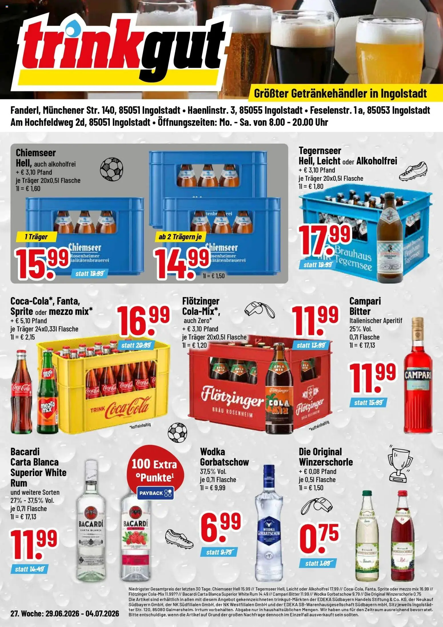 Vorschau von dem Prospekt des Geschäftes Trinkgut, gültig ab dem 28.06.2026