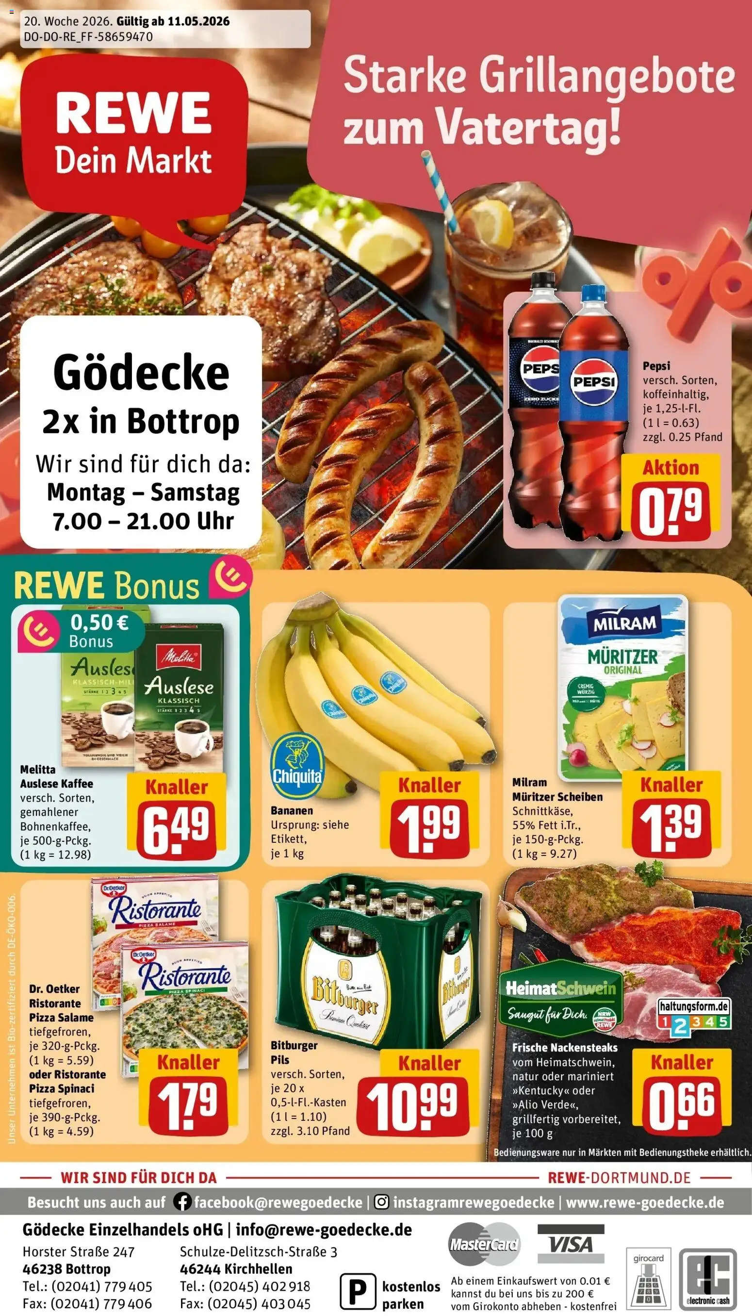 Vorschau von dem Prospekt des Geschäftes Rewe, gültig ab dem 10.05.2026