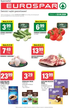 Pogląd gazetki "Spar gazetka - Eurospar" ze sklepu Spar ważnej od 23.09.2026
