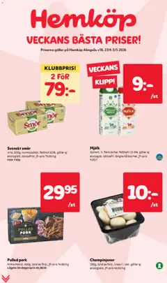 Förhandsgranska reklamblad Hemköp erbjudanden från butik Hemköp gäller från 27/04/2026