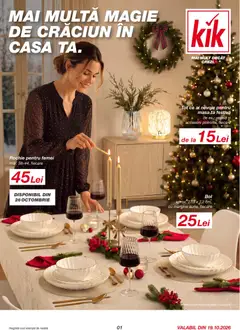 Previzualizarea de cataloage: Kik Kik Catalog valabil de la 19.10.2026