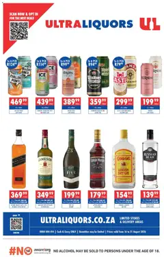 Preview of Ultra Liquors flyer valid from 16/08/2026