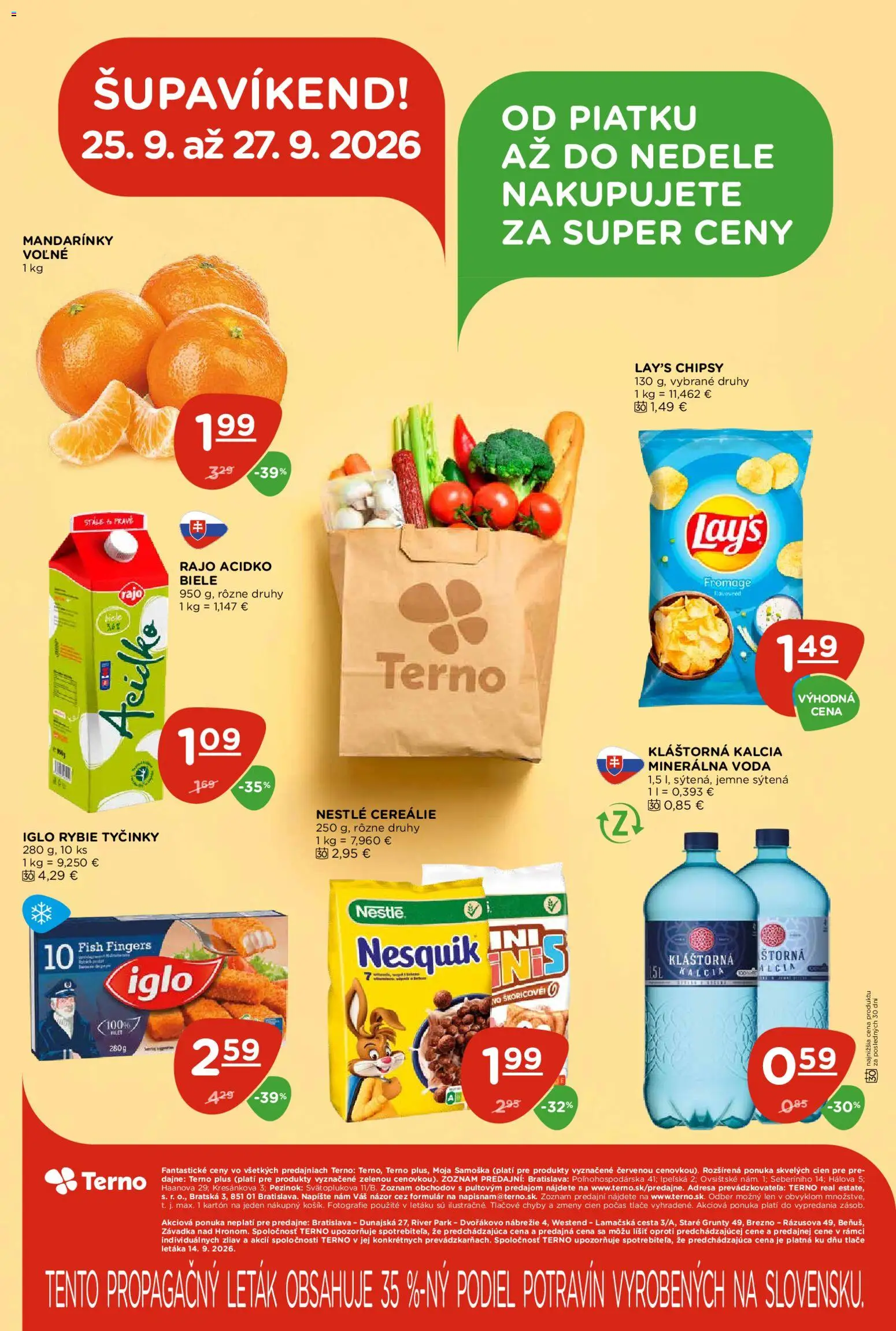Náhľad Terno letáku platného od 24.09.2026