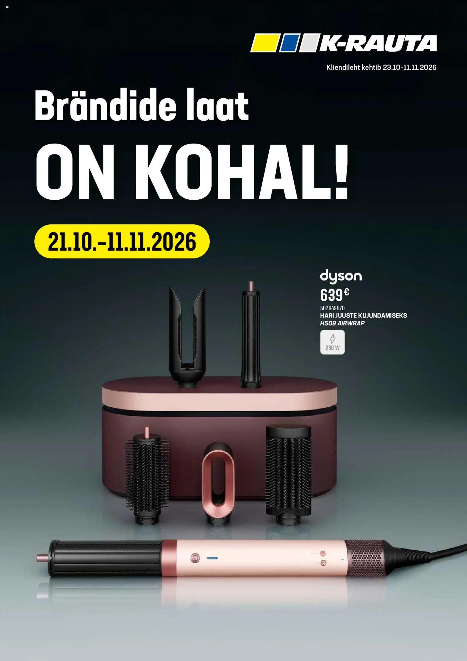 K-Rauta kliendilehe eelvaade alates 23.10.2026