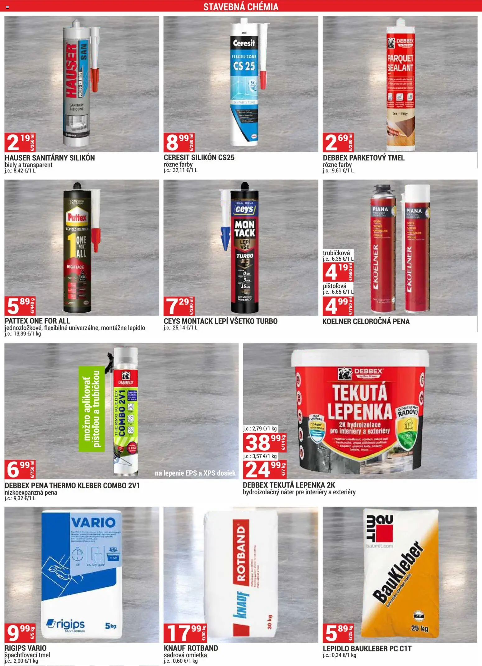 Náhľad Merkury Market letáku platného od 01.11.2026 - PC, Ceresit, Pena