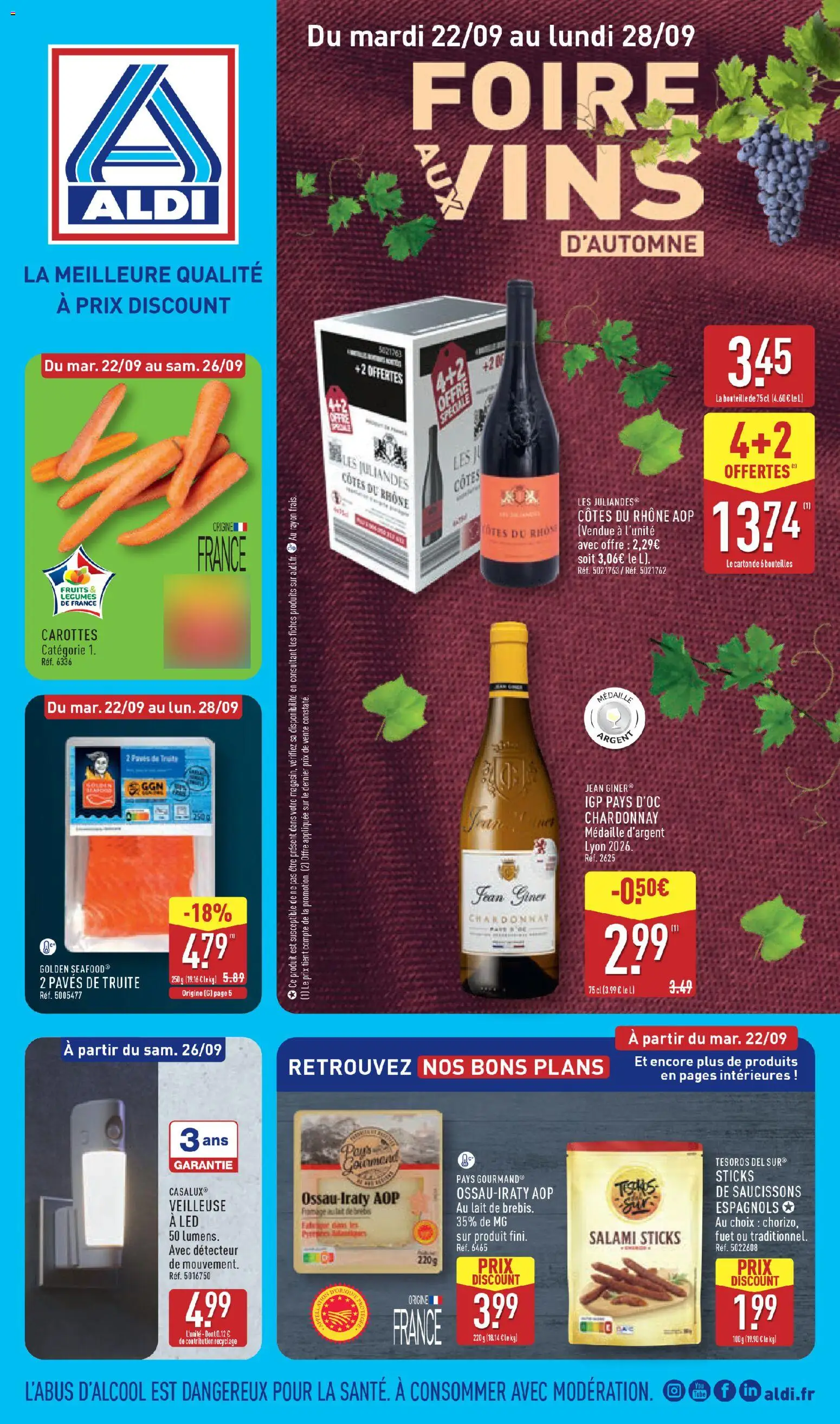 Prévisualisation de Aldi catalogue du magasin Aldi formulaire valide 22/09/2026