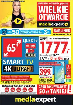 Pogląd gazetki "Mediaexpert promocje - Wielkie otwarcie Barlinek" ze sklepu Mediaexpert ważnej od 25.06.2026