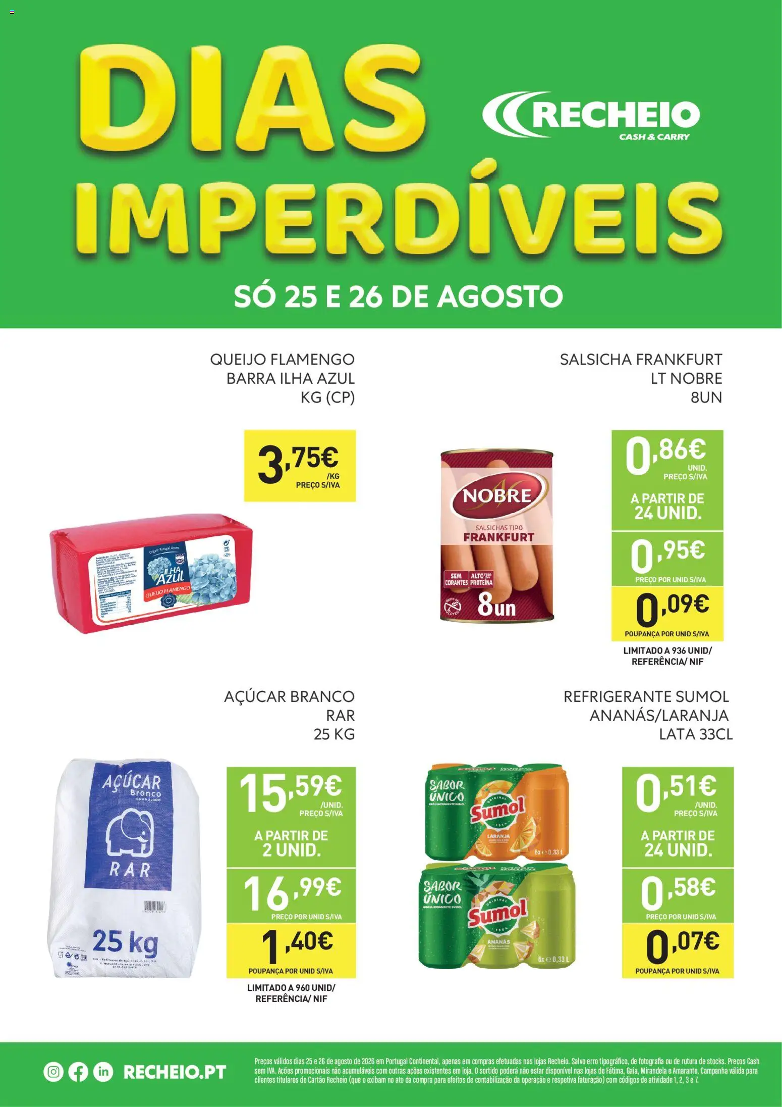Pré-visualização do folheto da loja Recheio válida a partir de 25/08/2026