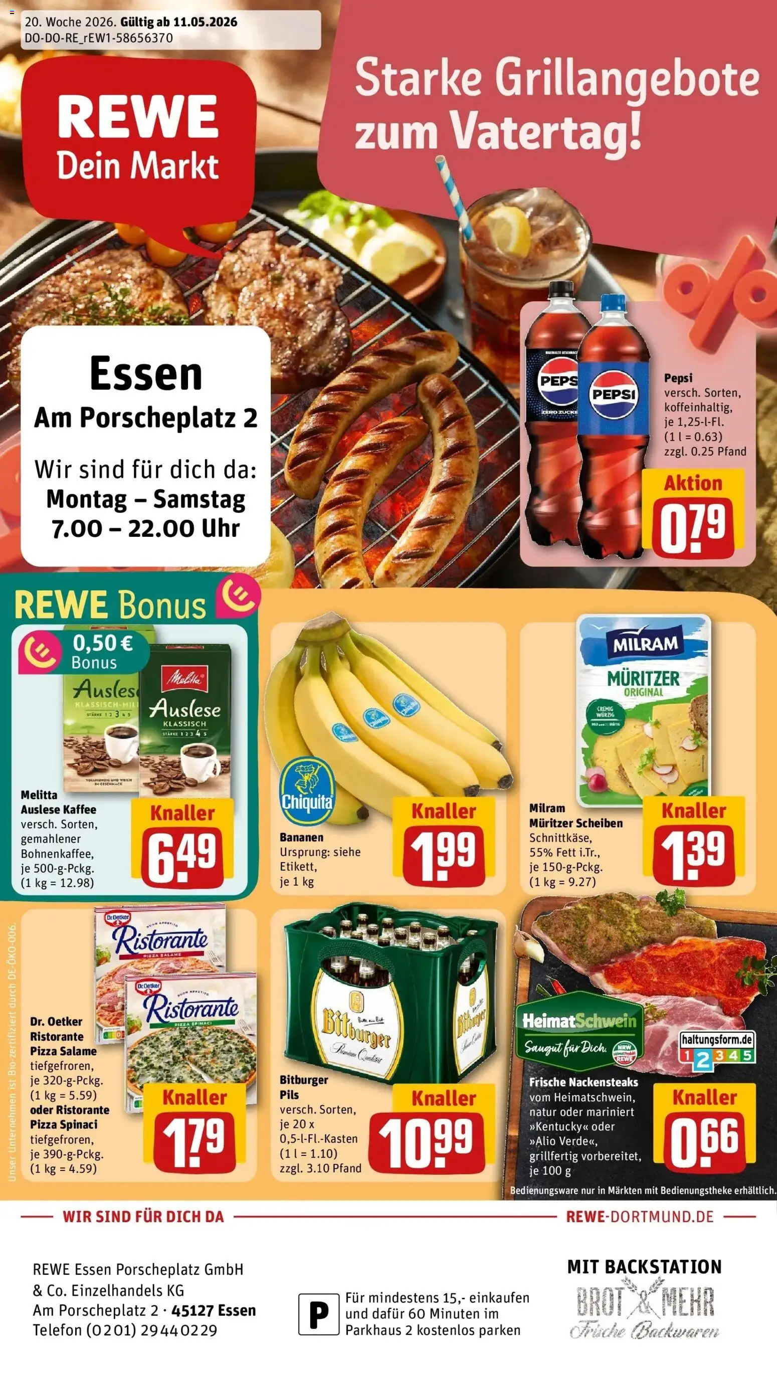 Vorschau von dem Prospekt des Geschäftes Rewe, gültig ab dem 10.05.2026