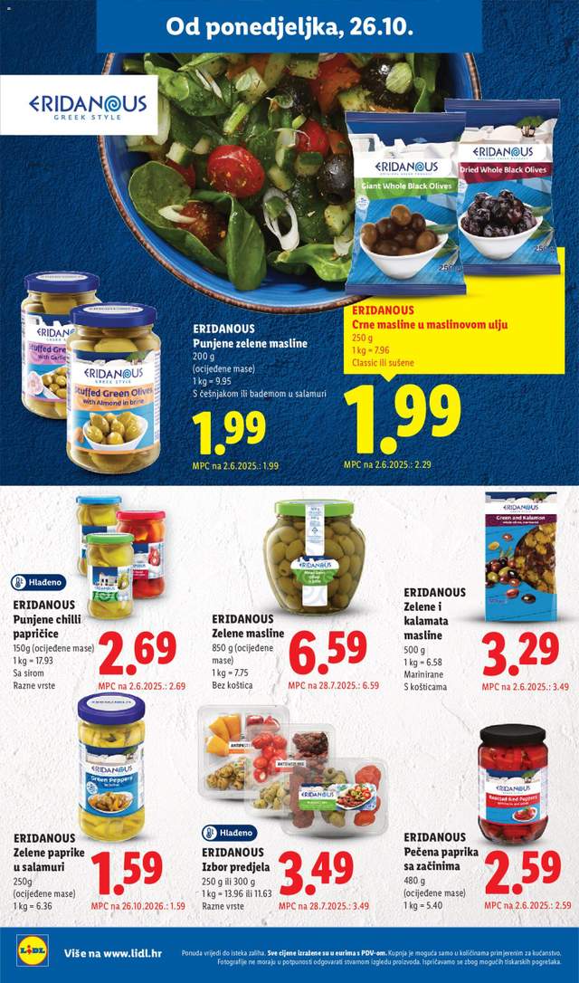 Novi Lidl katalog od 26.10.