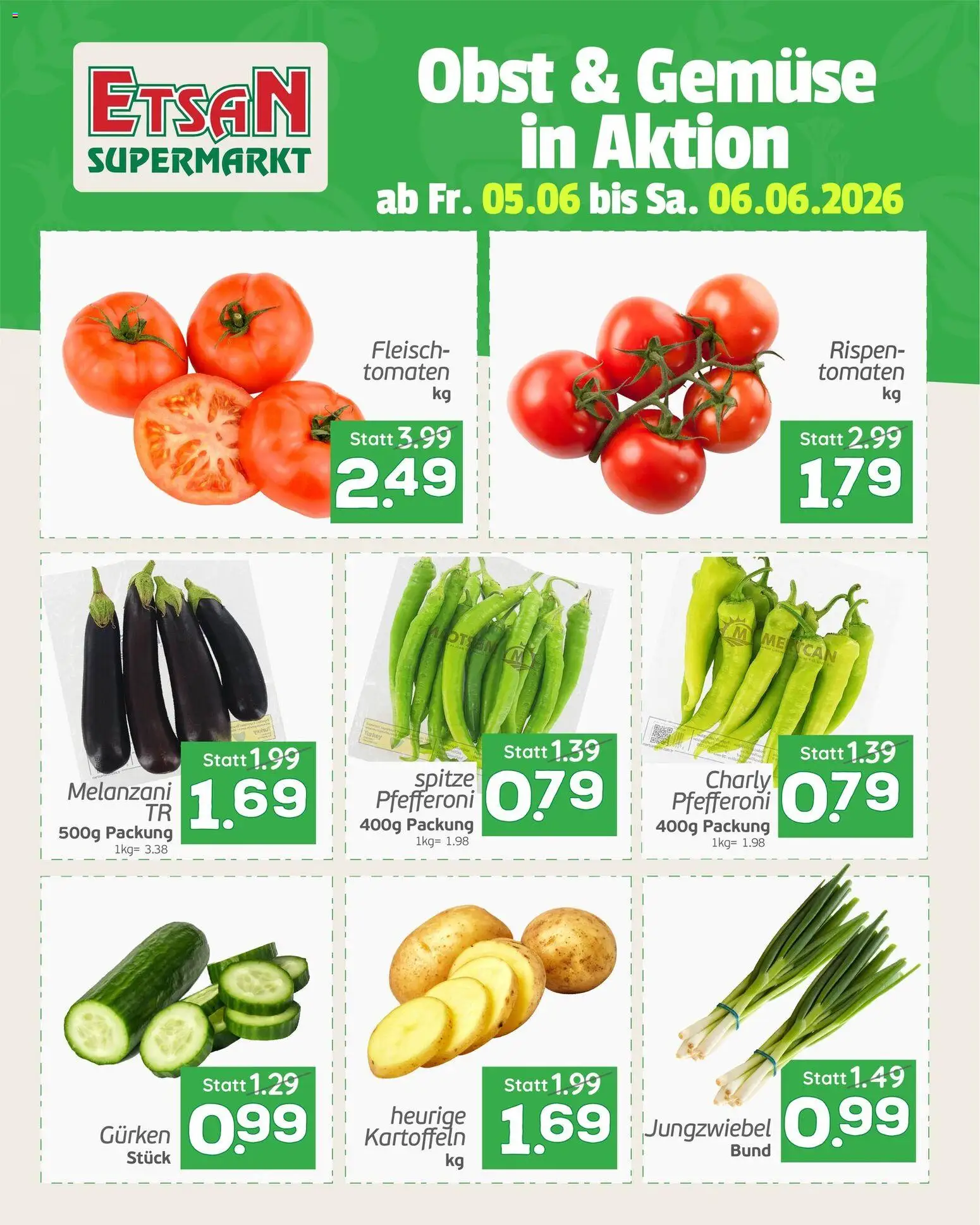 Vorschau der Angebote: ETSAN ETSAN Obst & Gemüse gültig ab 05.06.2026