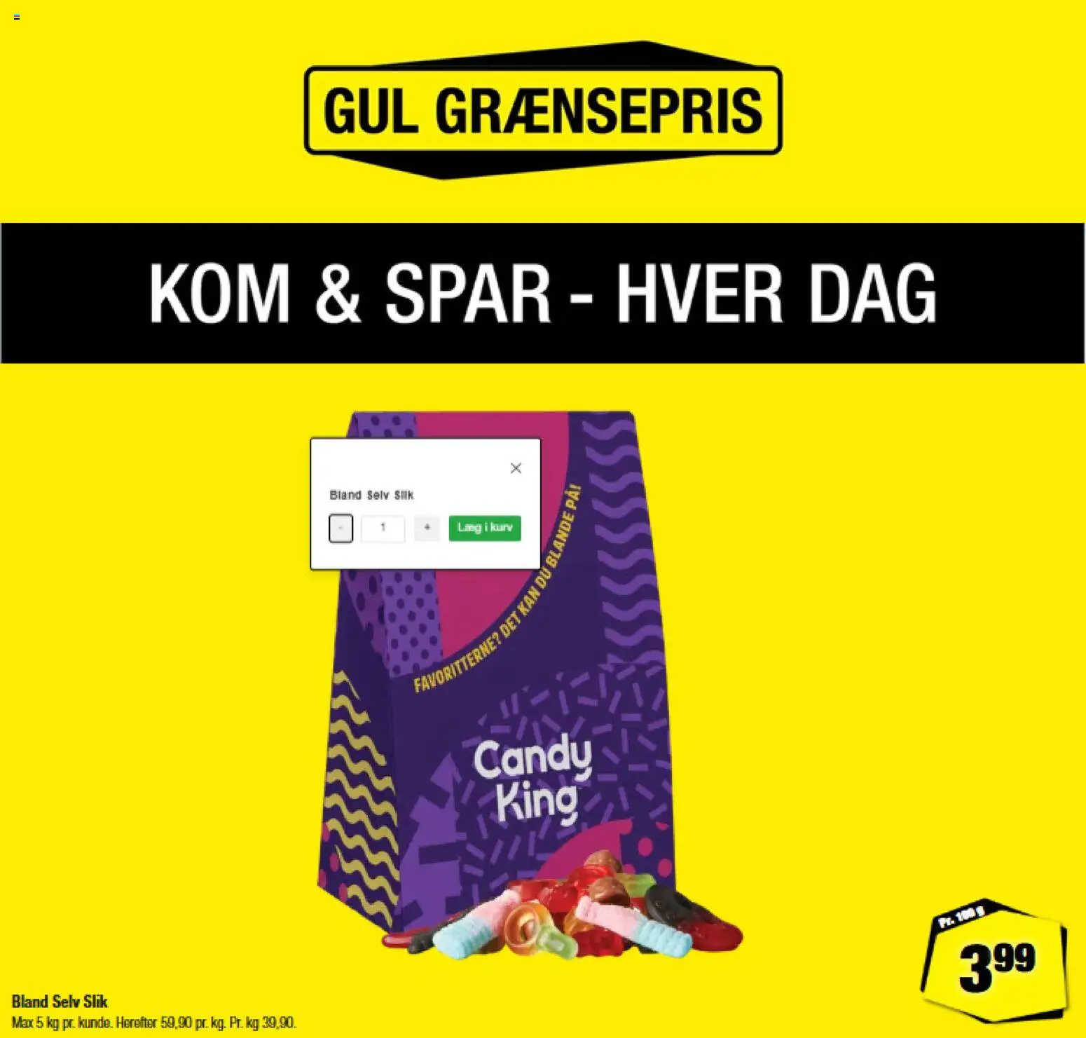 Eksempel på tilbudsavis Calle - Gul Grænsepris fra butik Calle gyldig fra 19/08/2026