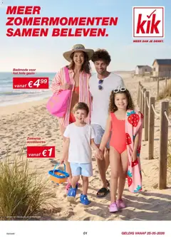 Voorbeeld van Zomermomenten van winkel KiK geldig vanaf 22-05-2026