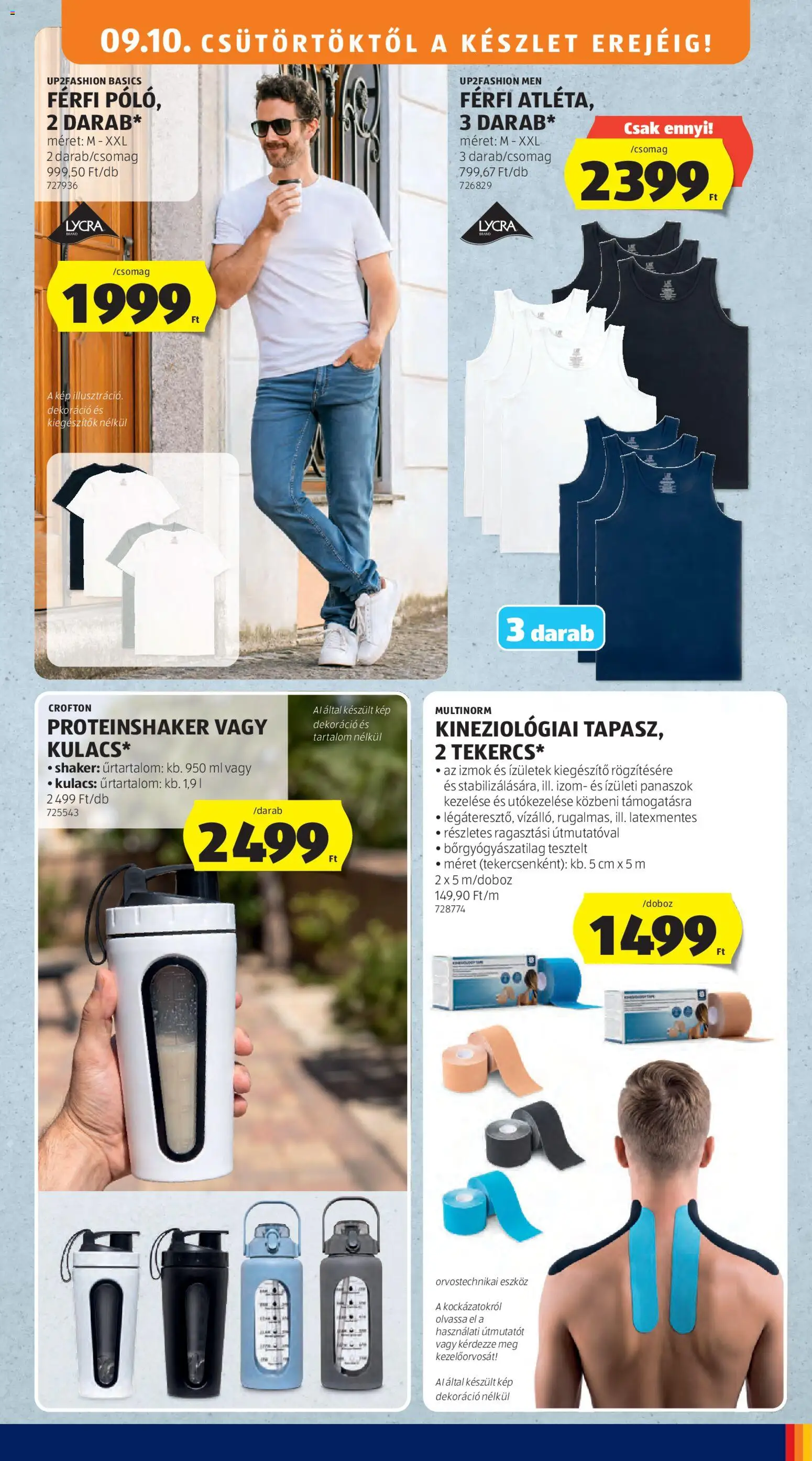 Aldi - Aldi Középső sor termékei megtekintése, amely érvényes 2026.09.10.-től - Kulacs, Dekoráció, Eszköz