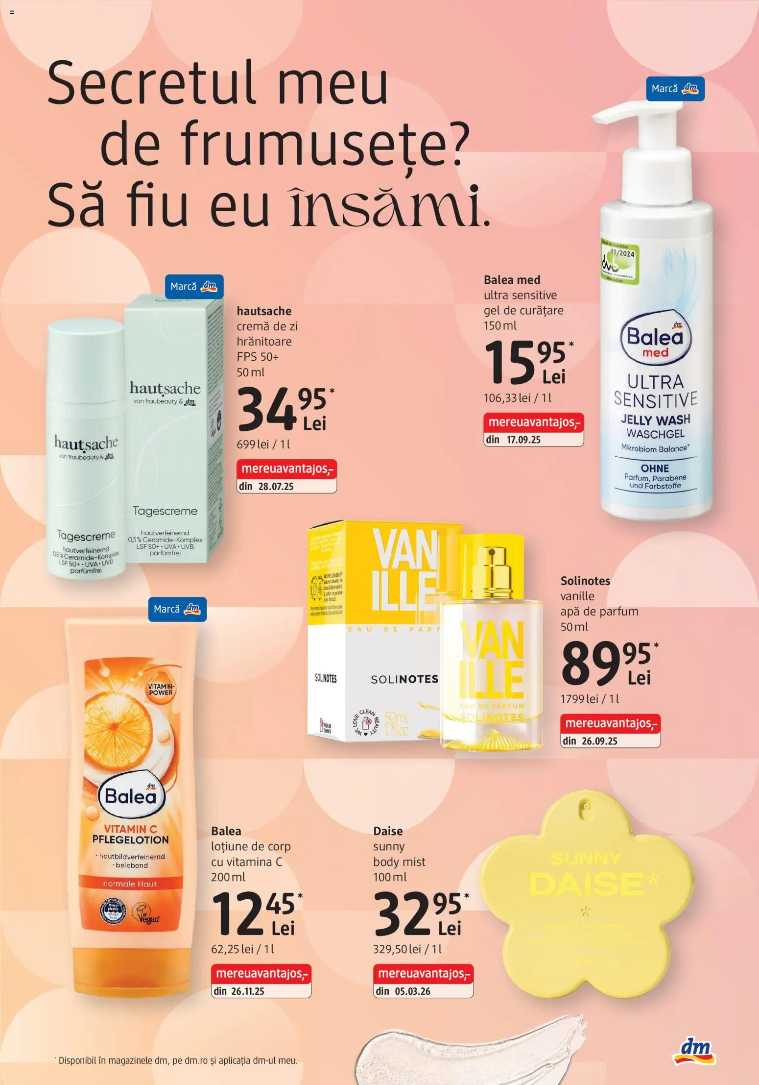 Previzualizarea de cataloage: DM drogeriemarkt DM drogeriemarkt Catalog valabil de la 27.08.2026